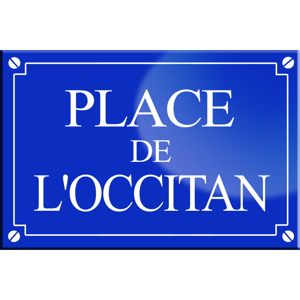Place de l'Occitan - 20x13,2 cm - Sticker/autocollant