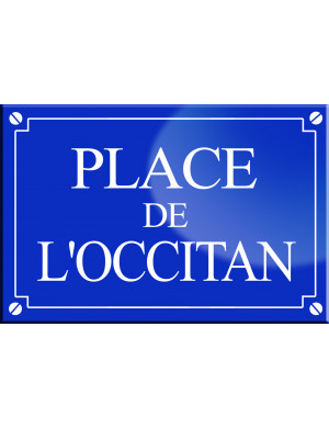 Place de l'Occitan - 20x13,2 cm - Sticker/autocollant