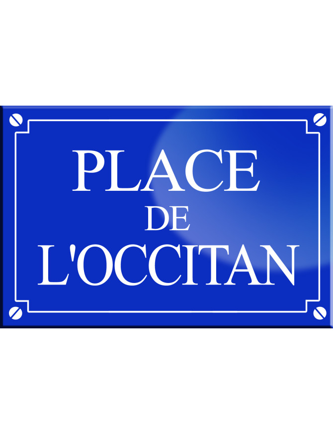 Place de l'Occitan - 20x13,2 cm - Sticker/autocollant Place de l'Occitan - 20x13,2 cm - Sticker/autocollant