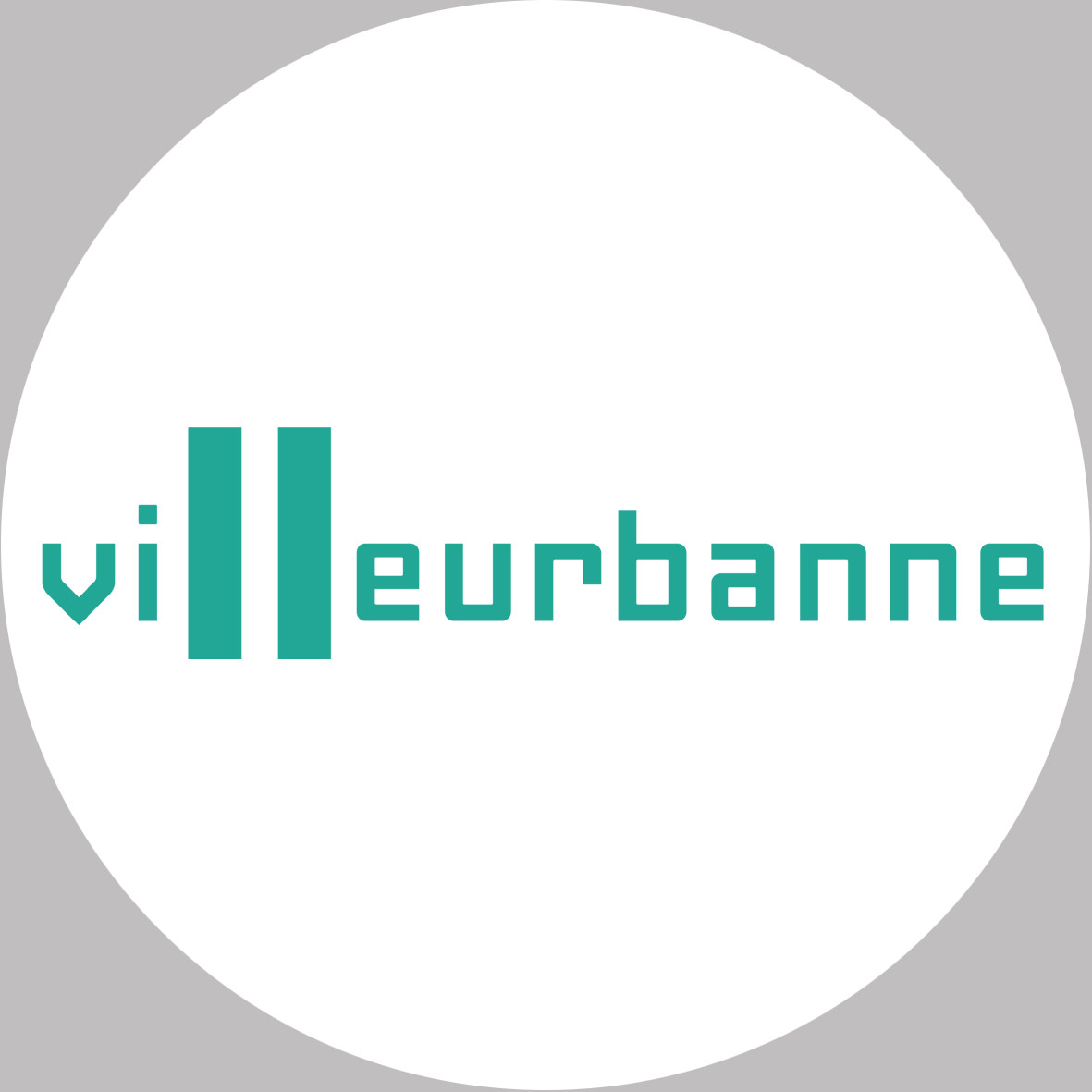 Villeurbanne (15x15cm) - Sticker/autocollant