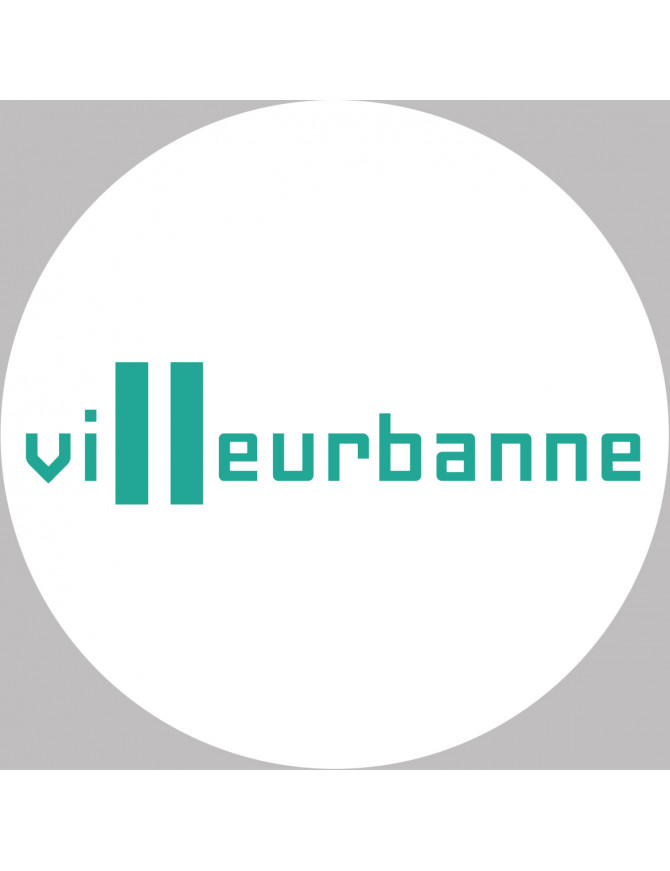 Villeurbanne (5x5cm) - Sticker/autocollant Villeurbanne (5x5cm) - Sticker/autocollant