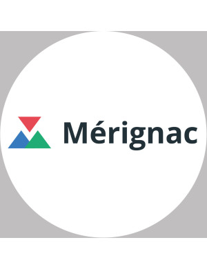 Mérignac (5x5cm) - Sticker/autocollant