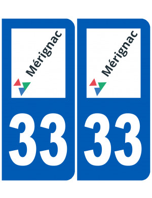 Villeurbanne Mérignac 33 - Sticker/autocollant