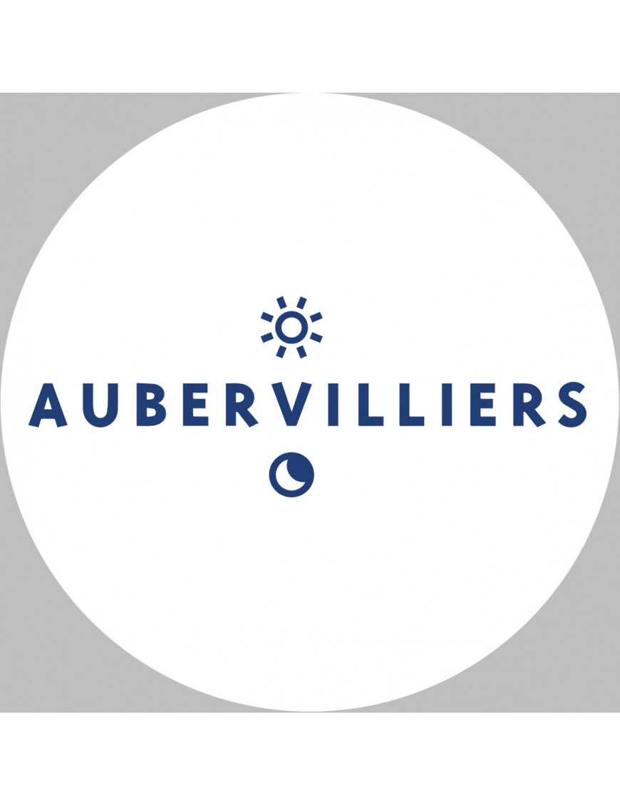 Aubervilliers (5x5cm) - Sticker/autocollant