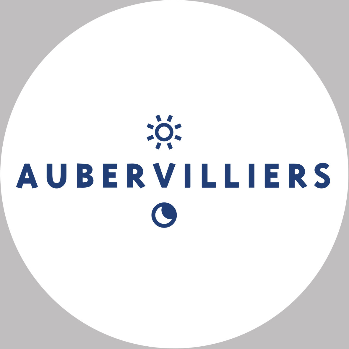 Aubervilliers (5x5cm) - Sticker/autocollant