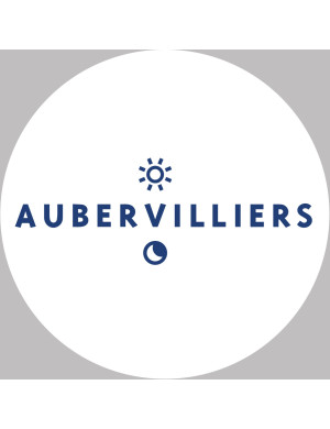 Aubervilliers (15x15cm) - Sticker/autocollant