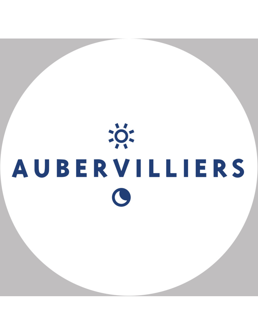 Aubervilliers (15x15cm) - Sticker/autocollant