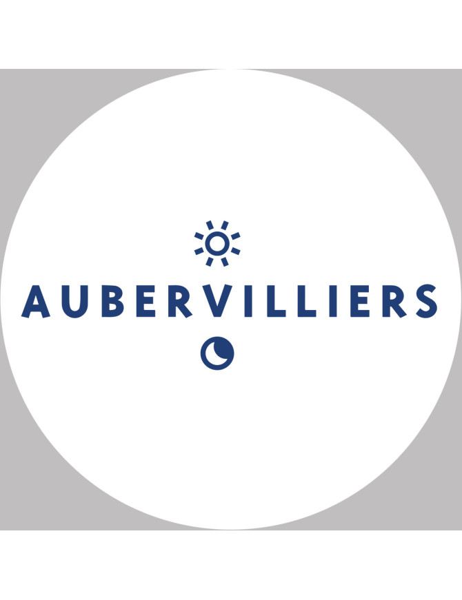 Aubervilliers (15x15cm) - Sticker/autocollant
