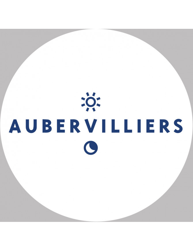 Aubervilliers (20x20cm) - Sticker/autocollant