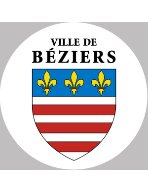 Béziers (5x5cm) - Sticker/autocollant