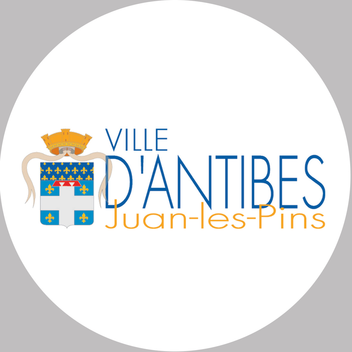 Antibes (15x15cm) - Sticker/autocollant