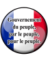 Pour le peuple par le peuple - 20cm - Sticker/autocollant