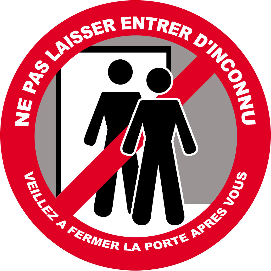 Fermez la porte après vous - 15cm - Sticker/autocollant