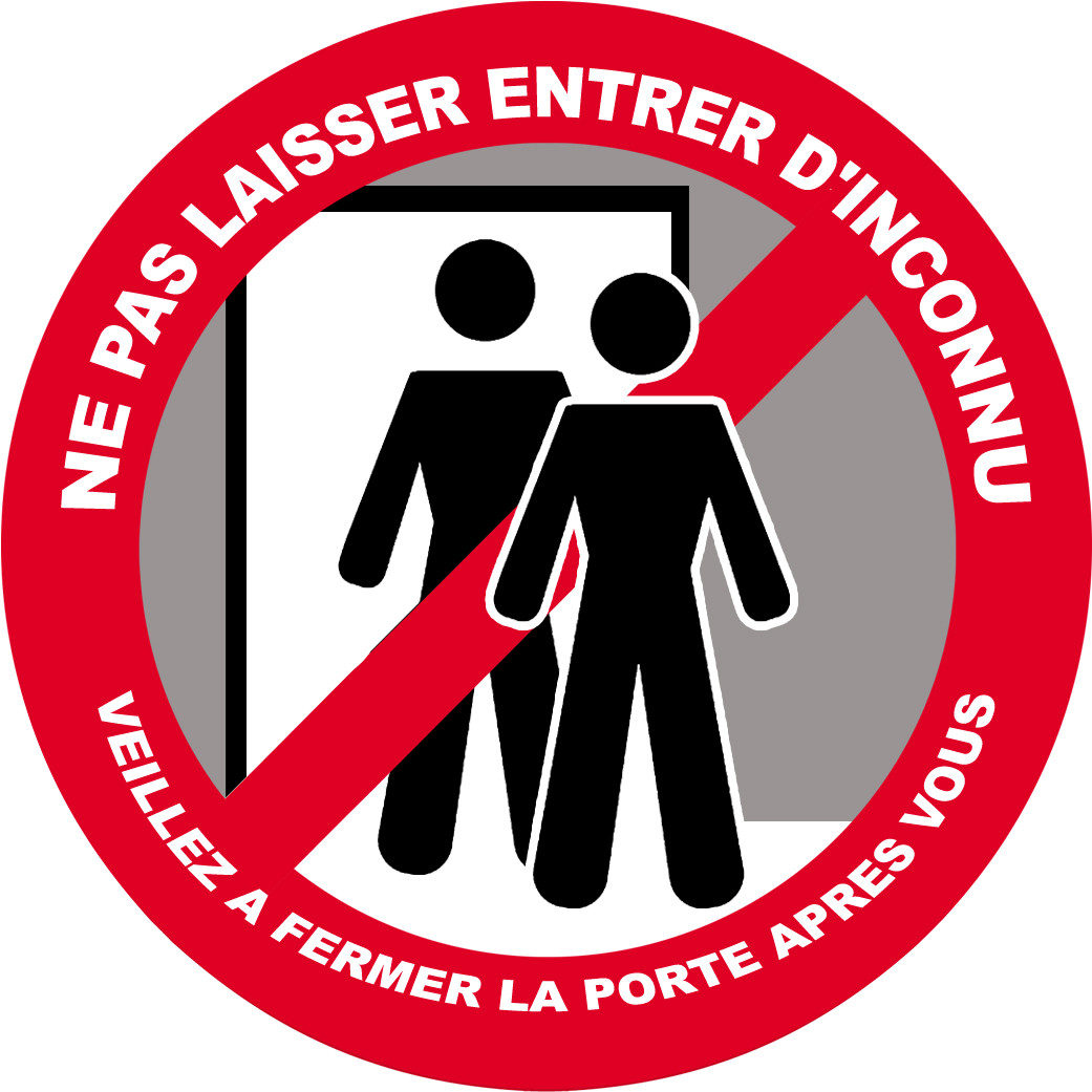 Fermez la porte après vous - 15cm - Sticker/autocollant