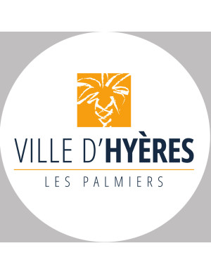 Hyères (15x15cm) - Sticker/autocollant