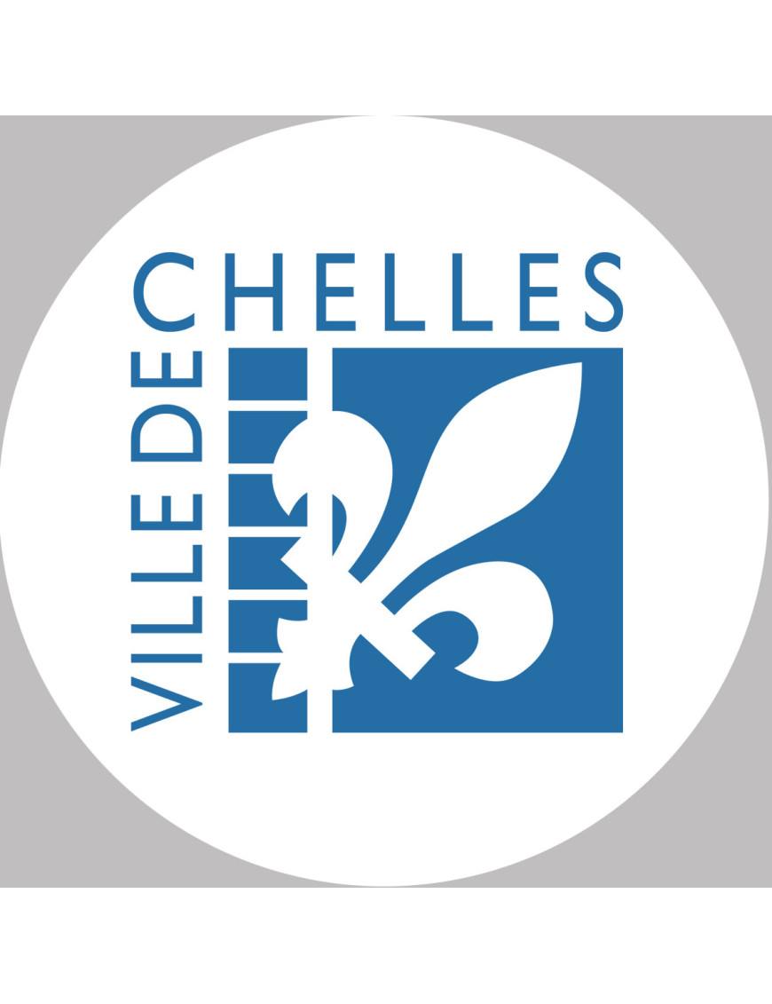 Chelles (5x5cm) - Sticker/autocollant