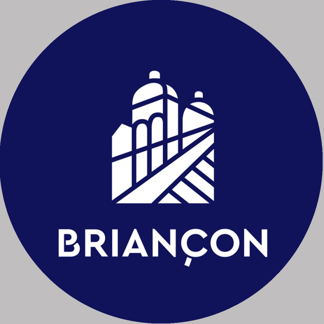 Briançon (20x20cm) - Sticker/autocollant