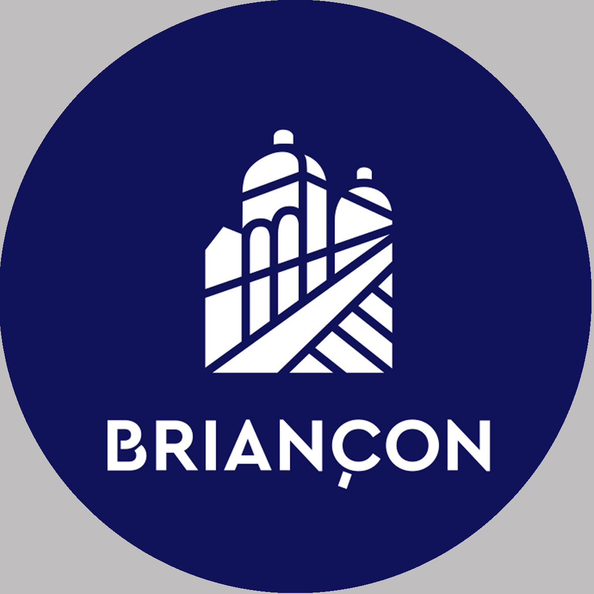 Briançon (20x20cm) - Sticker/autocollant