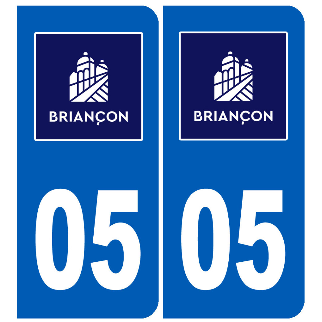 immatriculation Briançon 05 - Sticker/autocollant