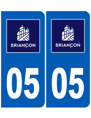 immatriculation Briançon 05 - Sticker/autocollant