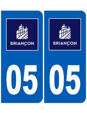 immatriculation Briançon 05 - Sticker/autocollant