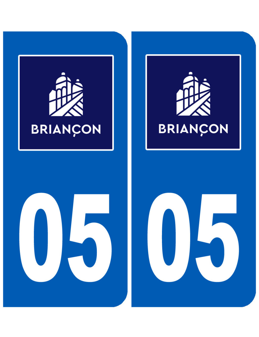 immatriculation Briançon 05 - Sticker/autocollant