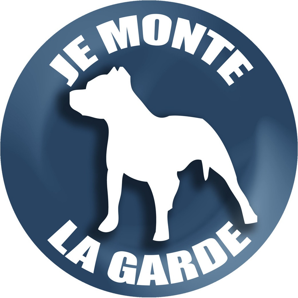 Je monte la garde (9cm) - Sticker/autocollant