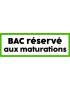 Bac réservé aux maturations - 15x5cm - Sticker/autocollant