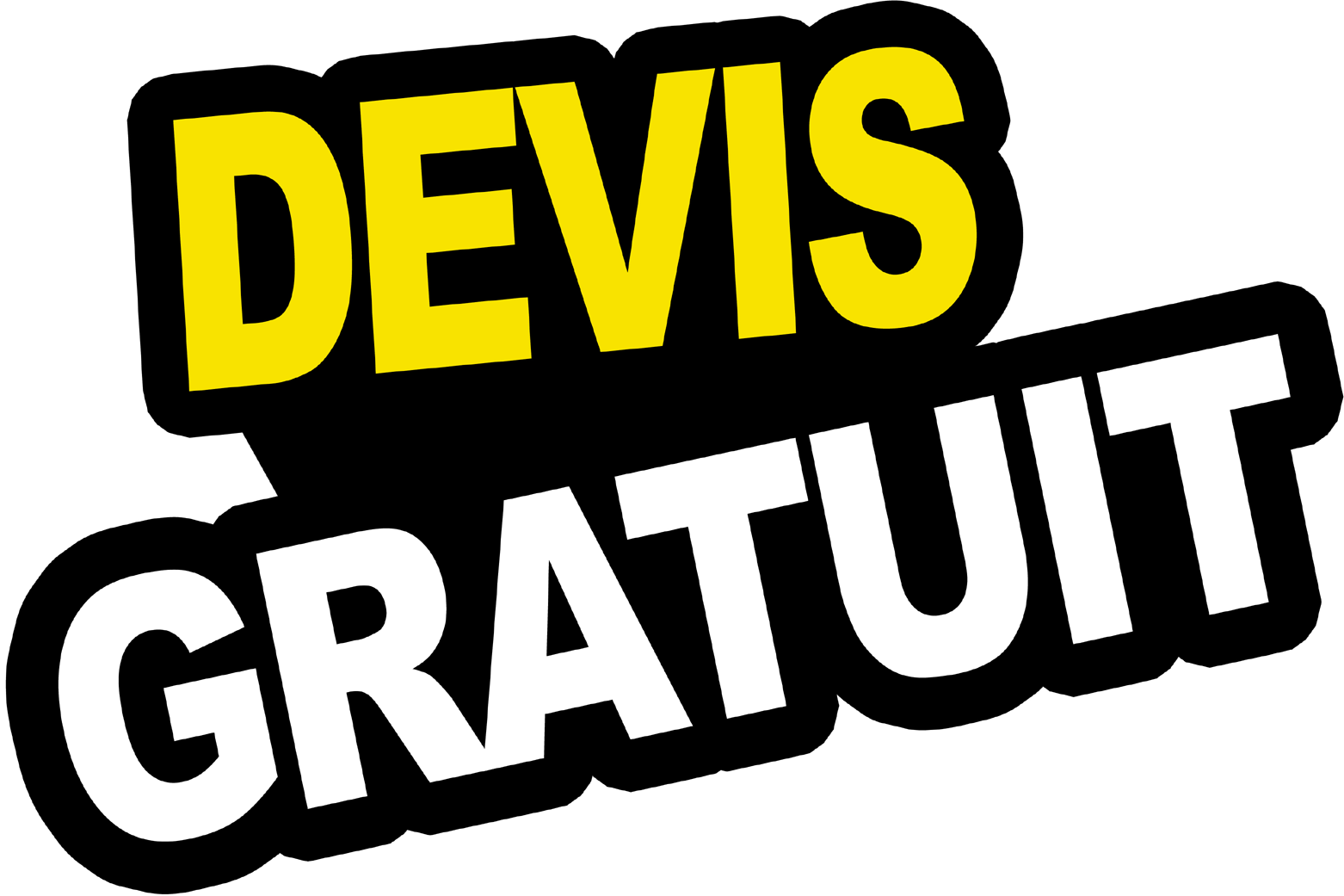 Devis gratuit - 20x13.2cm - Sticker/autocollant