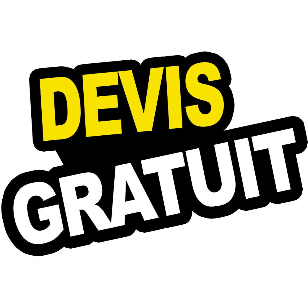 Devis gratuit - 15x10cm - Sticker/autocollant