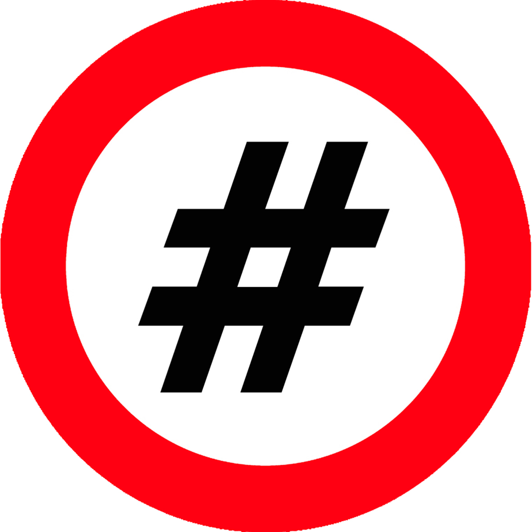 Hashtag obligation (10x10cm) - Sticker/autocollant