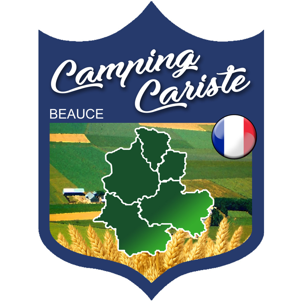 Campingcariste la Beauce - 10x7.5cm - Sticker/autocollant