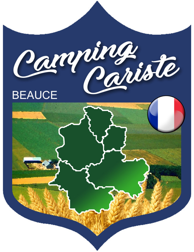 Campingcariste la Beauce - 10x7.5cm - Sticker/autocollant