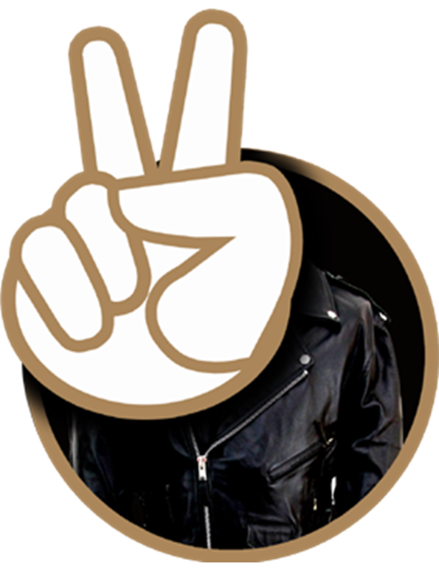 salut des motards - 10x12.5cm - Sticker/autocollant