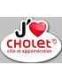 j'aime Cholet - 15x11cm - Sticker/autocollant