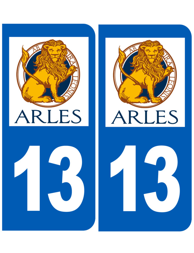 Immatriculation Arles 13 - Sticker/autocollant