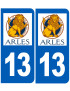 Immatriculation Arles 13 - Sticker/autocollant