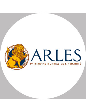Arles (5x5cm) - Sticker/autocollant
