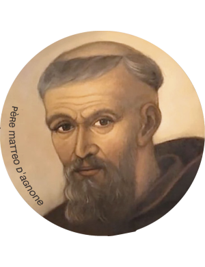 Père Matteo d'Agnone (10x10cm) - Sticker/autocollant