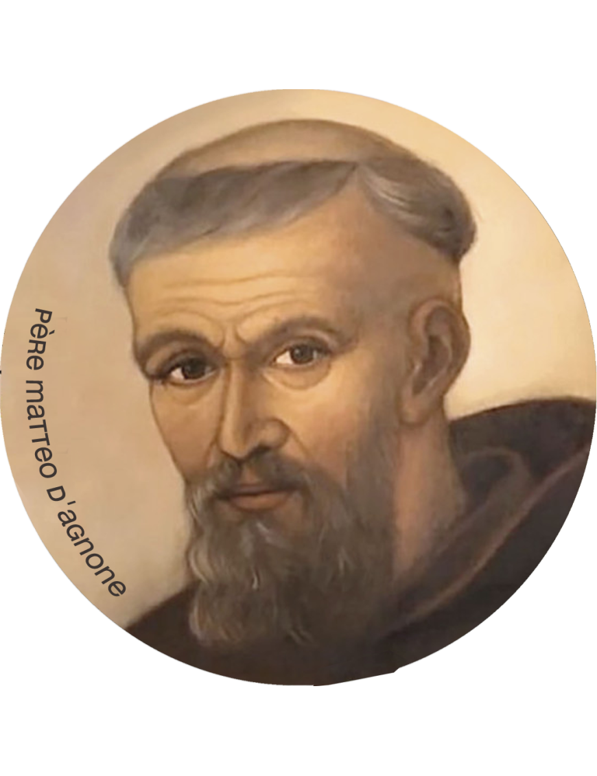 Père Matteo d'Agnone (5x5cm) - Sticker/autocollant
