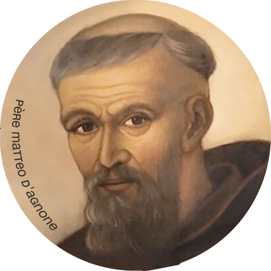 Père Matteo d'Agnone (5x5cm) - Sticker/autocollant