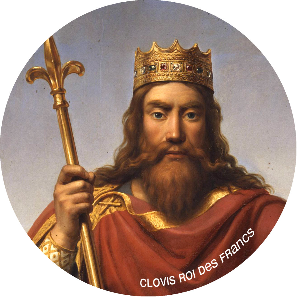 Clovis (15x15cm) - Sticker/autocollant
