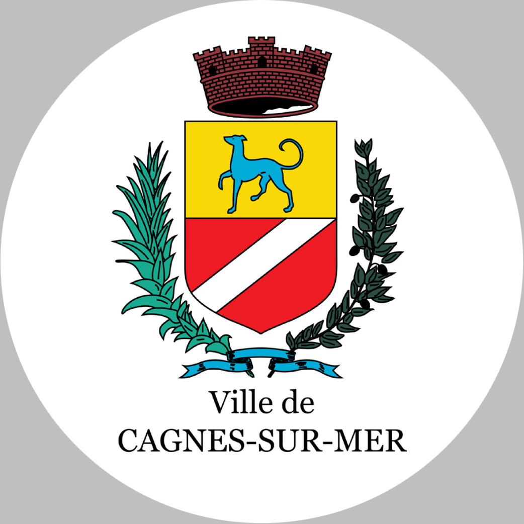 Cagnes-sur-Mer (10x10cm) - Sticker/autocollant