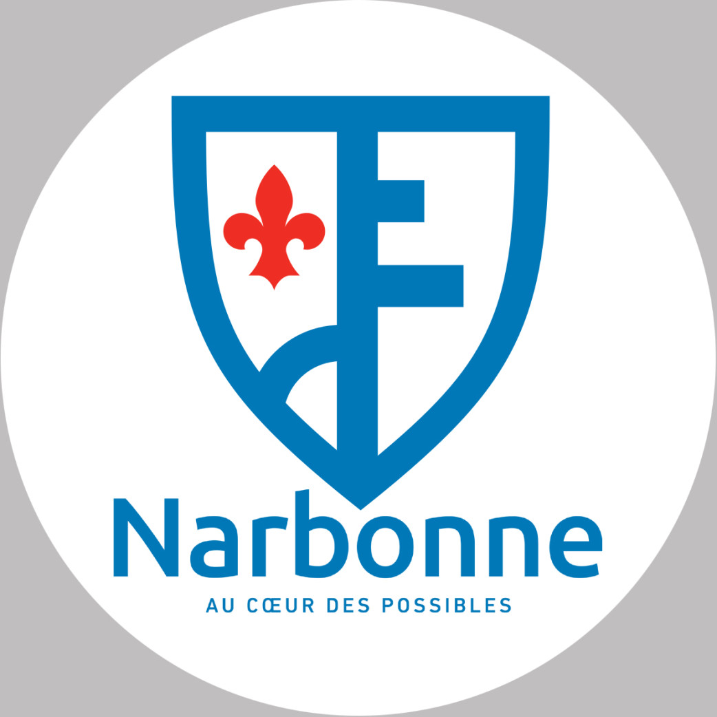 Narbonne (10x10cm) - Sticker/autocollant