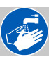 Lavez-vous les mains - 15x15cm - Sticker/autocollant