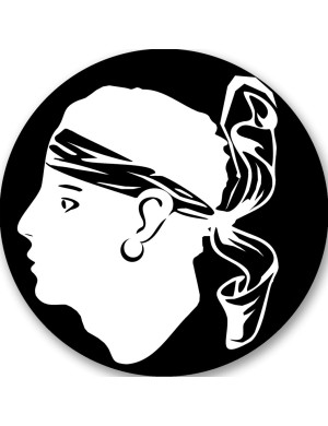 Corsica clair - 5cm - Sticker/autocollant