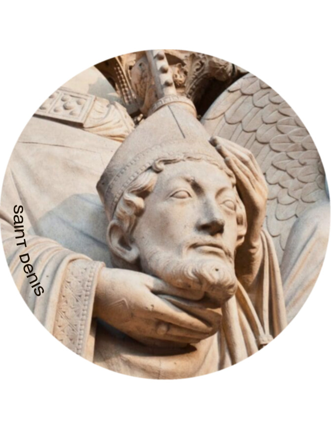 Saint Denis (10x10cm) - Sticker/autocollant