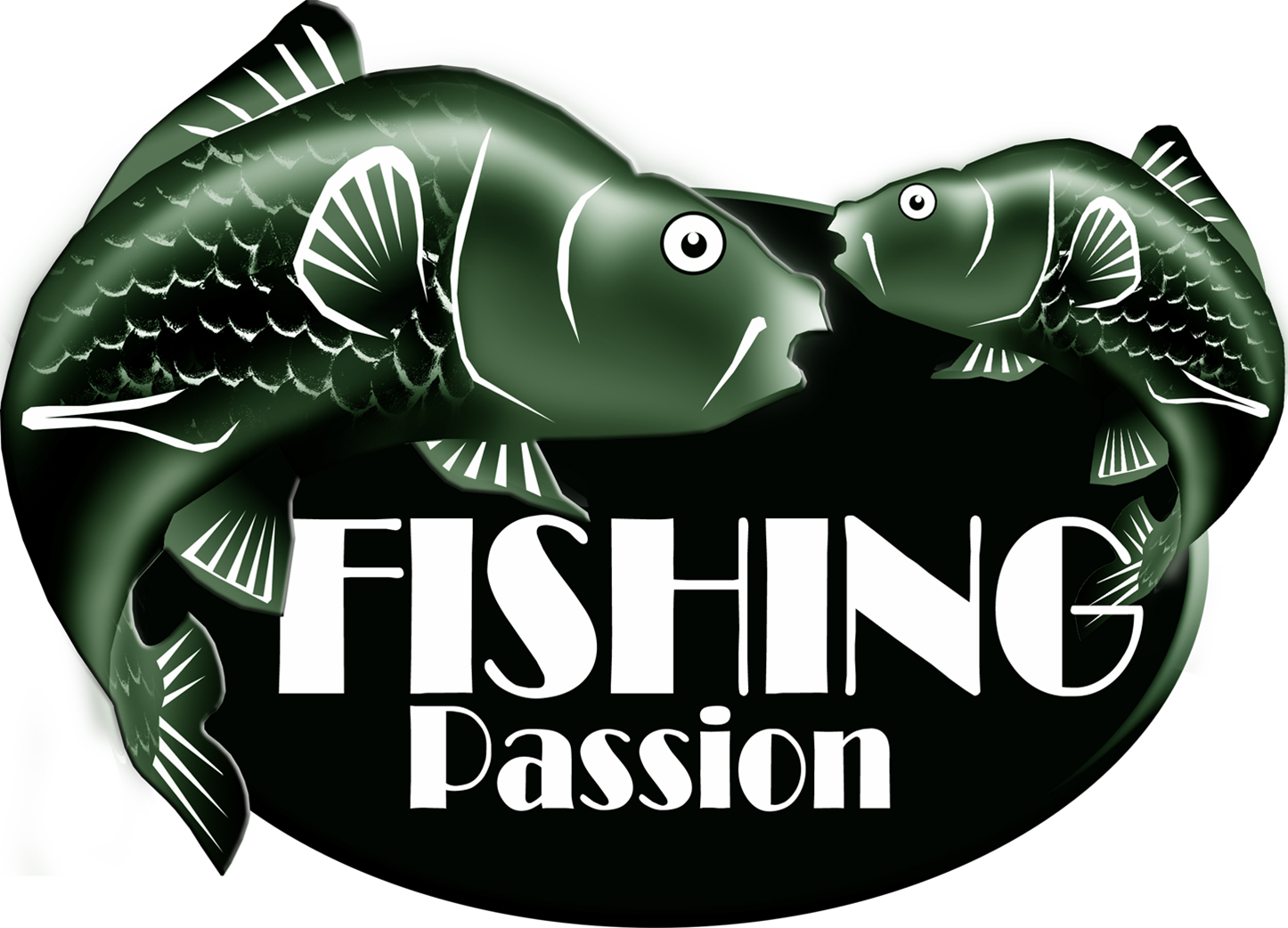 Fishing passion (21,5x15,5cm) - Sticker/autocollant