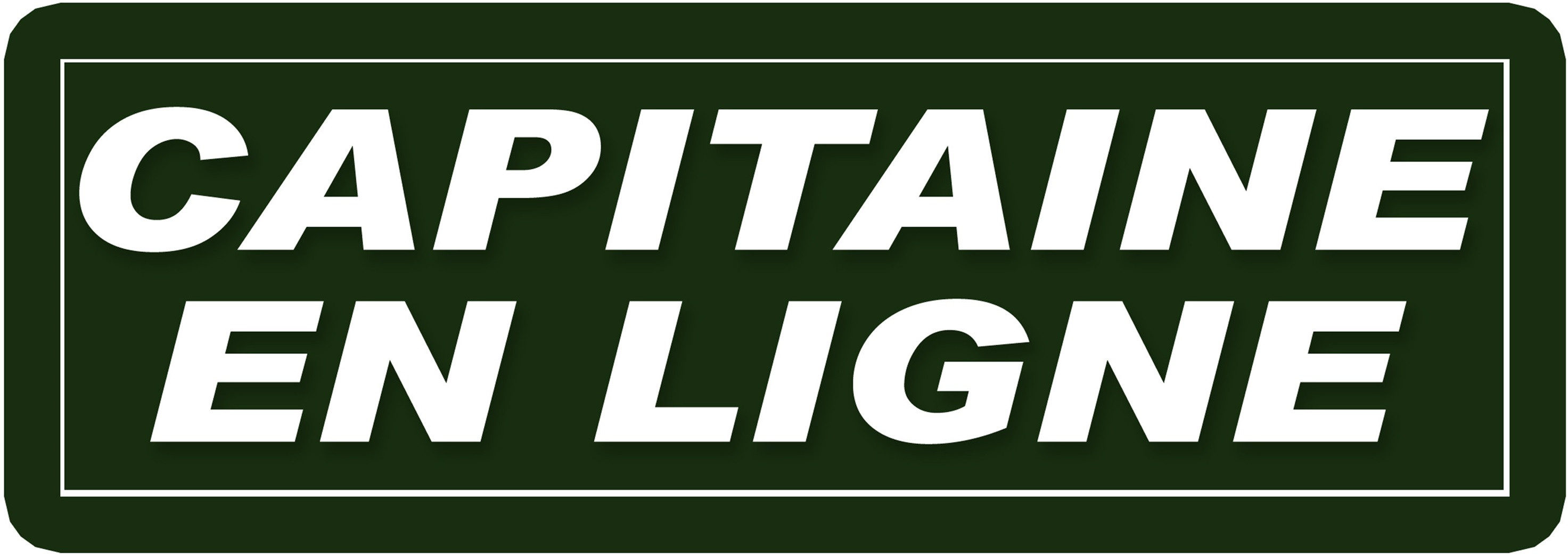 Capitaine en ligne (29,5x10,5cm) - Sticker/autocollant