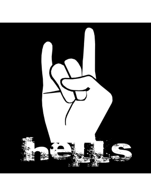 Symbole Hells (15x15cm) - Sticker/autocollant